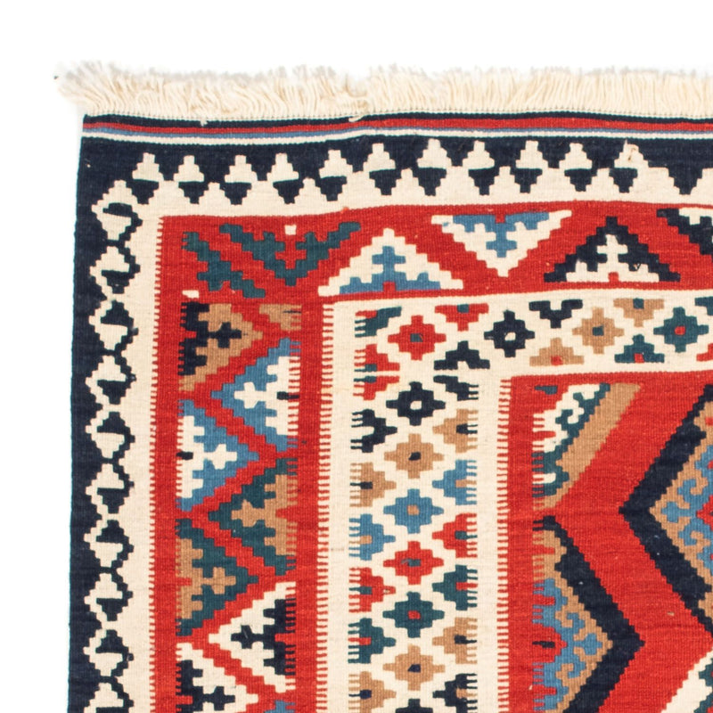 Alfombra Kelim - Oriental cuadrado  - 105 x 102 cm - rojo