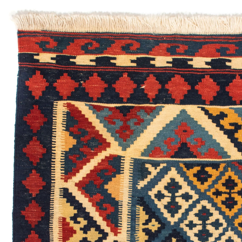 Alfombra Kelim - Oriental cuadrado  - 110 x 109 cm - rojo