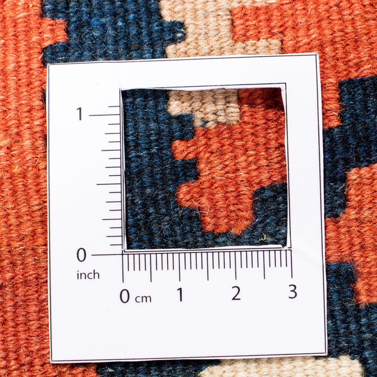 Alfombra Kelim - Oriental cuadrado  - 102 x 102 cm - óxido