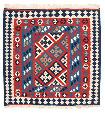 Kilim Fars 101x103cm - rojo