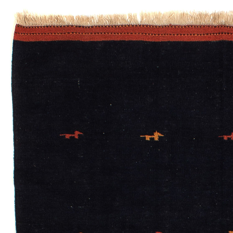 Alfombra Kelim - Oriental - 206 x 150 cm - azul oscuro