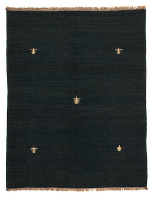 Alfombra Kelim - Oriental - 200 x 150 cm - azul oscuro
