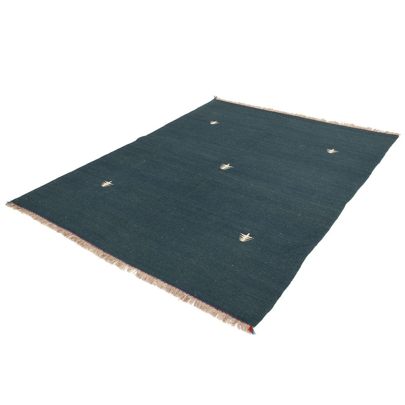 Alfombra Kelim - Oriental - 200 x 150 cm - azul oscuro