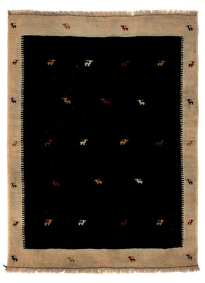 Alfombra Kelim - Oriental - 200 x 152 cm - azul oscuro