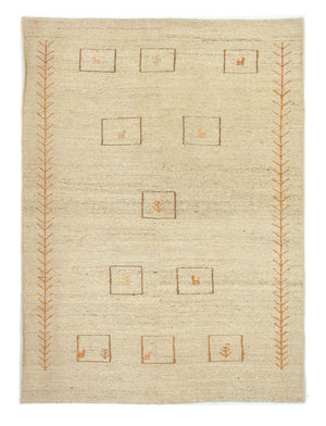 Alfombra Gabbeh - Persa - 188 x 139 cm - beige
