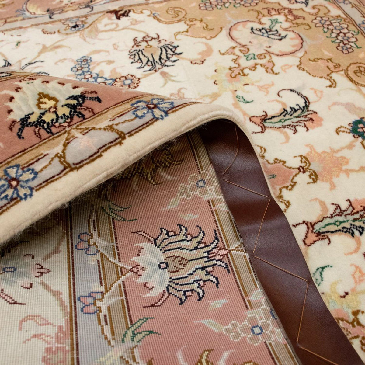 Alfombra Persa - Tabriz - Real - 154 x 100 cm - beige