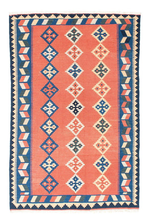 Alfombra Kelim - Oriental - 193 x 135 cm - naranja