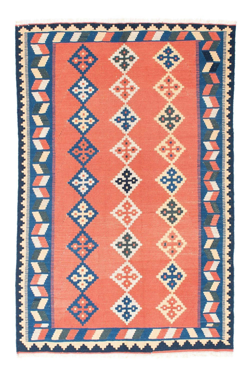 Alfombra Kelim - Oriental - 193 x 135 cm - naranja
