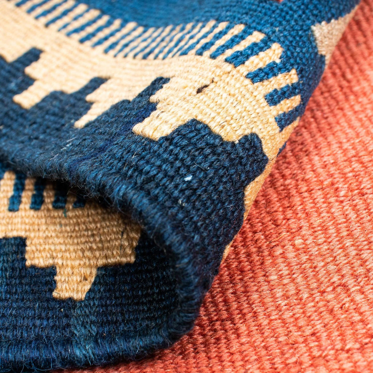 Alfombra Kelim - Oriental - 193 x 135 cm - naranja