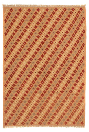 Alfombra Kelim - Oriental - 214 x 158 cm - marrón claro