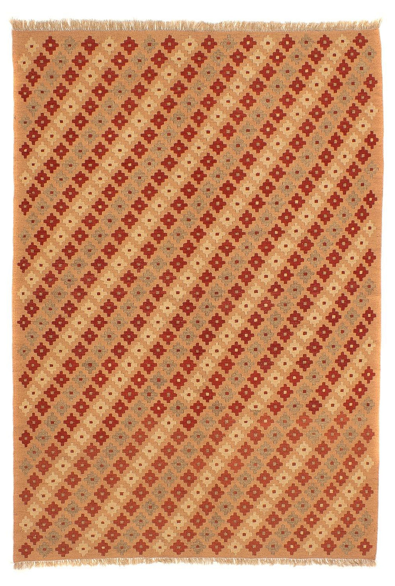 Alfombra Kelim - Oriental - 214 x 158 cm - marrón claro