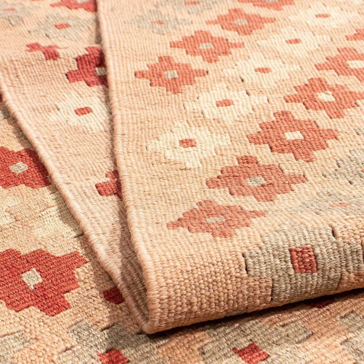 Alfombra Kelim - Oriental - 214 x 158 cm - marrón claro