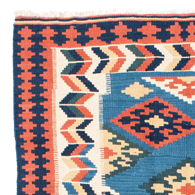 Alfombra Kelim - Oriental - 194 x 133 cm - azul