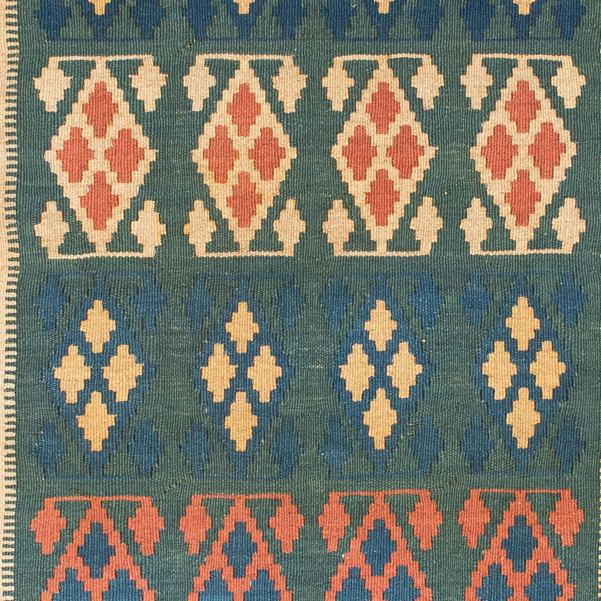Alfombra Kelim - Oriental - 198 x 121 cm - azul