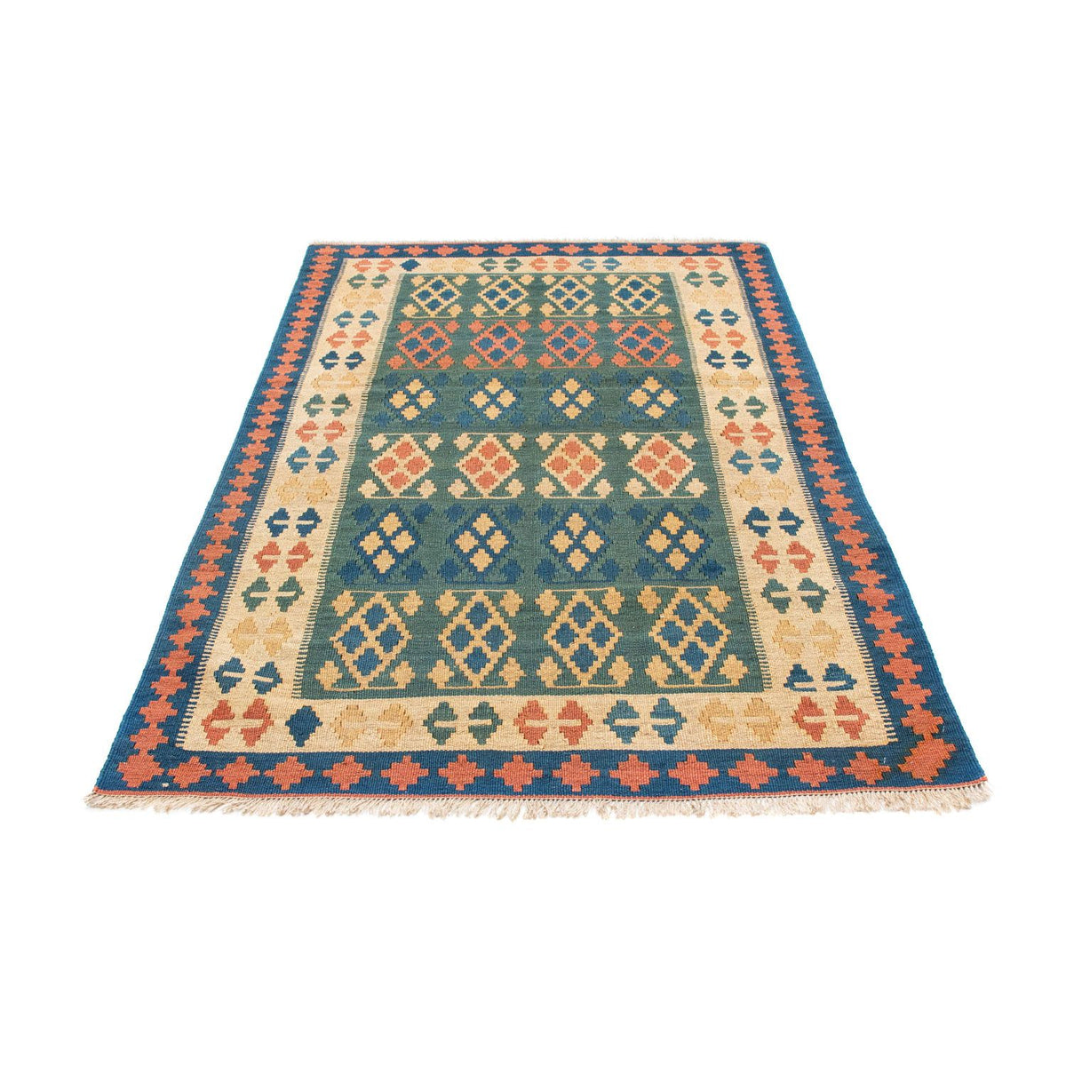 Alfombra Kelim - Oriental - 198 x 121 cm - azul