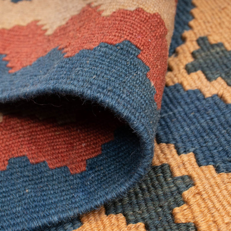 Alfombra Kelim - Oriental - 193 x 124 cm - azul