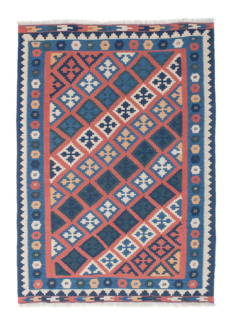 Alfombra Kelim - Oriental - 186 x 133 cm - multicolor