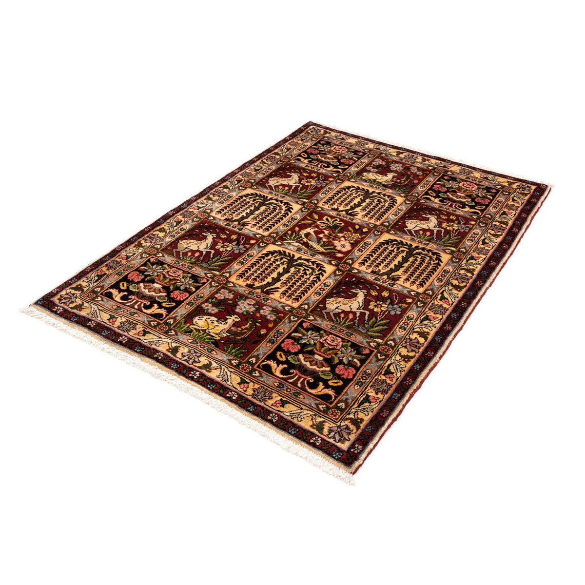 Alfombra persa - Nómada - 153 x 103 cm - multicolor