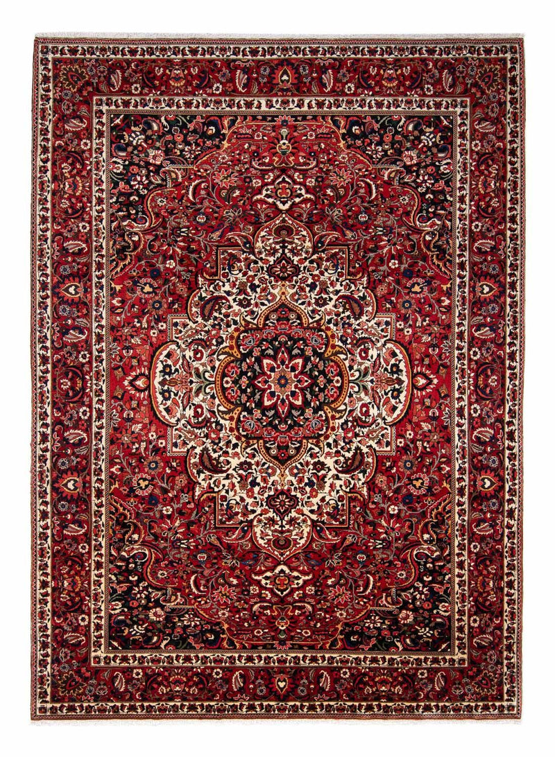 Alfombra persa - Nómada - 354 x 260 cm - rojo oscuro