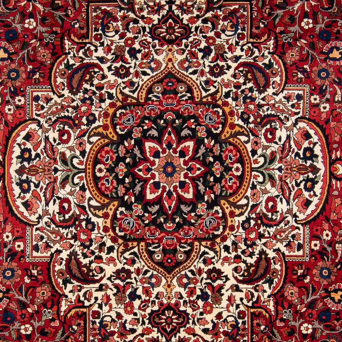 Alfombra persa - Nómada - 354 x 260 cm - rojo oscuro