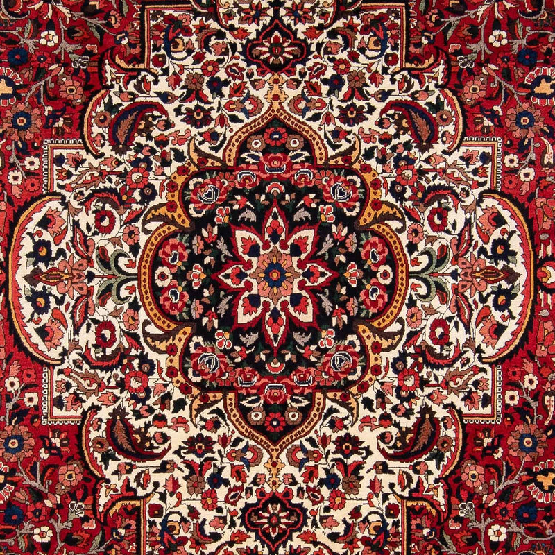 Alfombra persa - Nómada - 354 x 260 cm - rojo oscuro