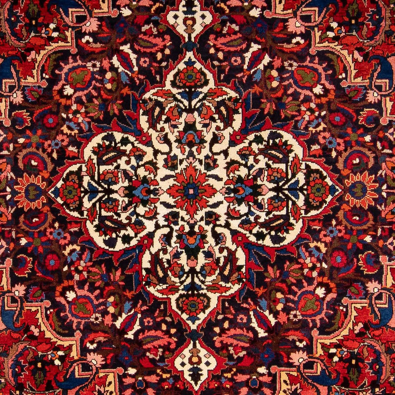 Alfombra persa - Nómada - 372 x 242 cm - rojo oscuro