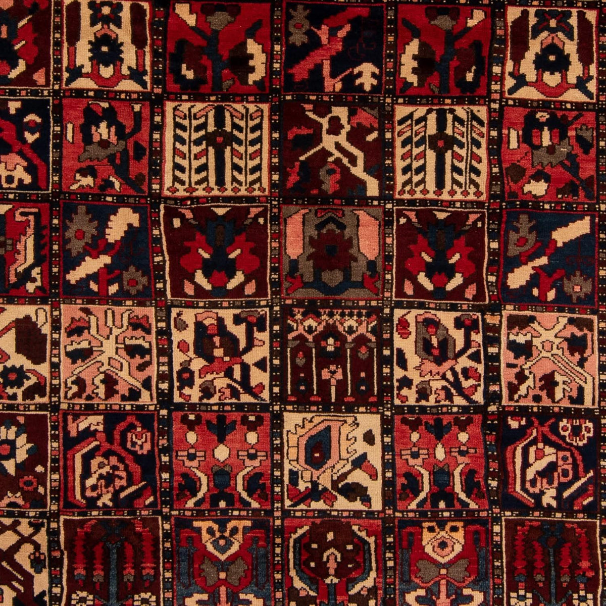 Alfombra persa - Nómada - 337 x 258 cm - rojo oscuro