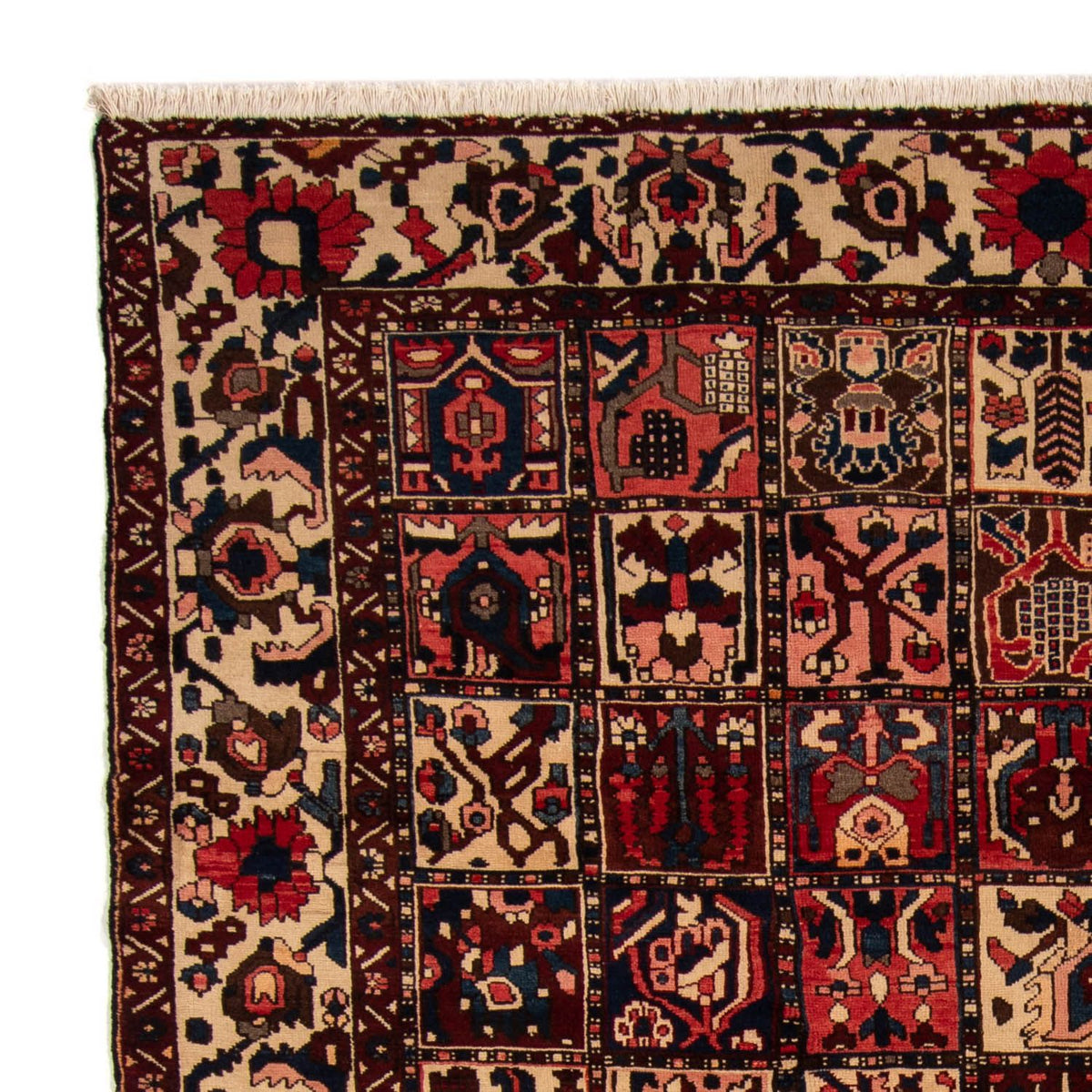 Alfombra persa - Nómada - 337 x 258 cm - rojo oscuro