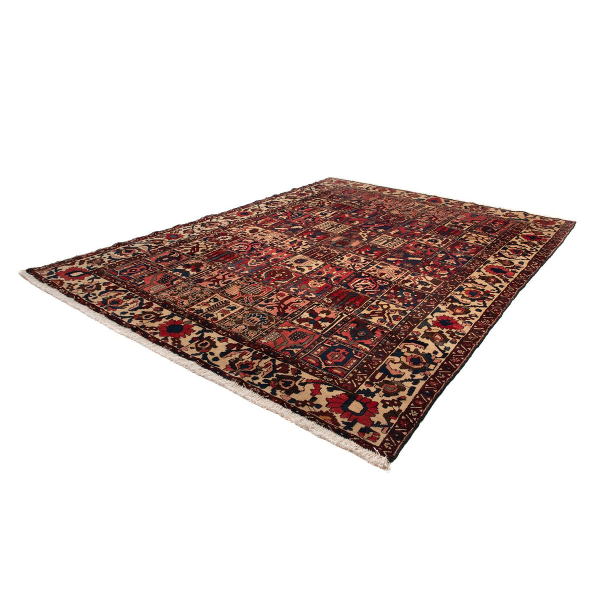 Alfombra persa - Nómada - 337 x 258 cm - rojo oscuro