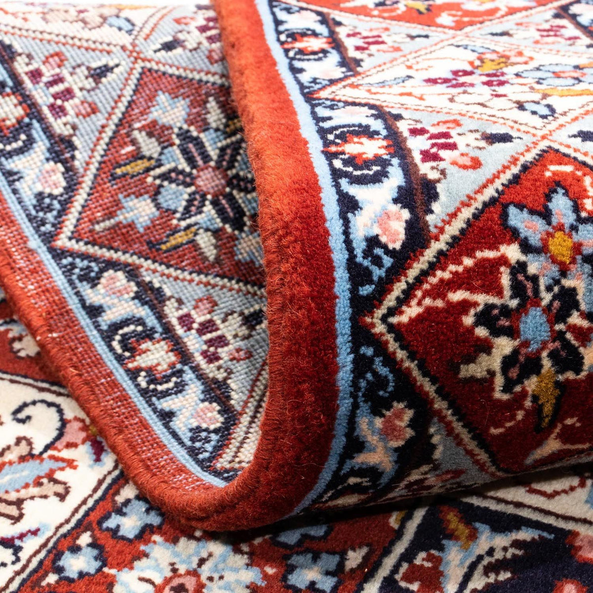 Alfombra persa - Keshan - 154 x 97 cm - rojo oscuro
