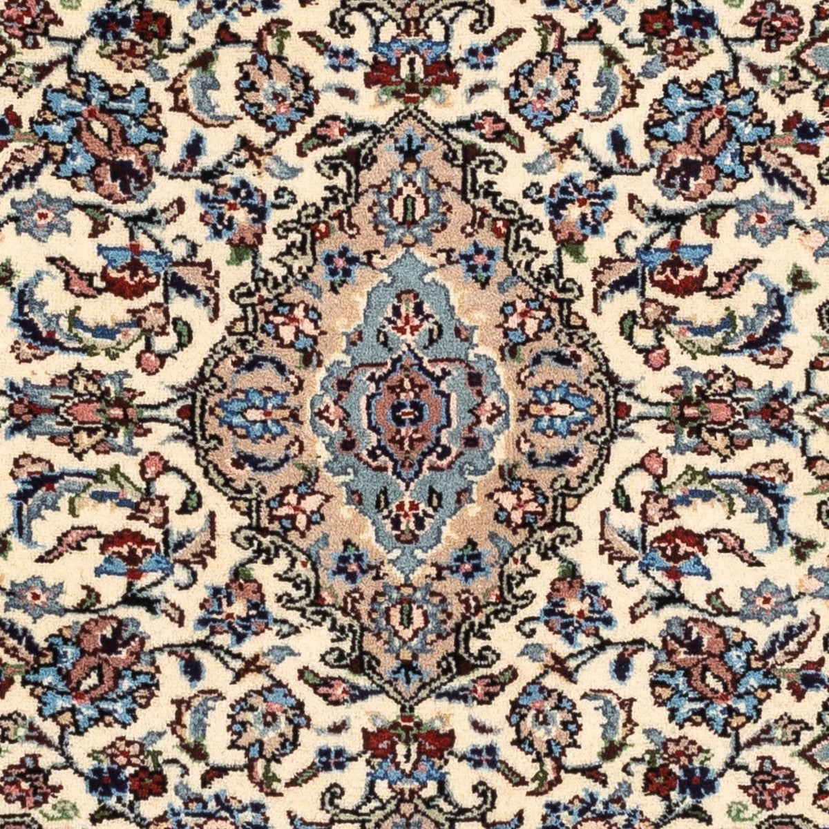 Alfombra persa - Keshan - 153 x 98 cm - beige