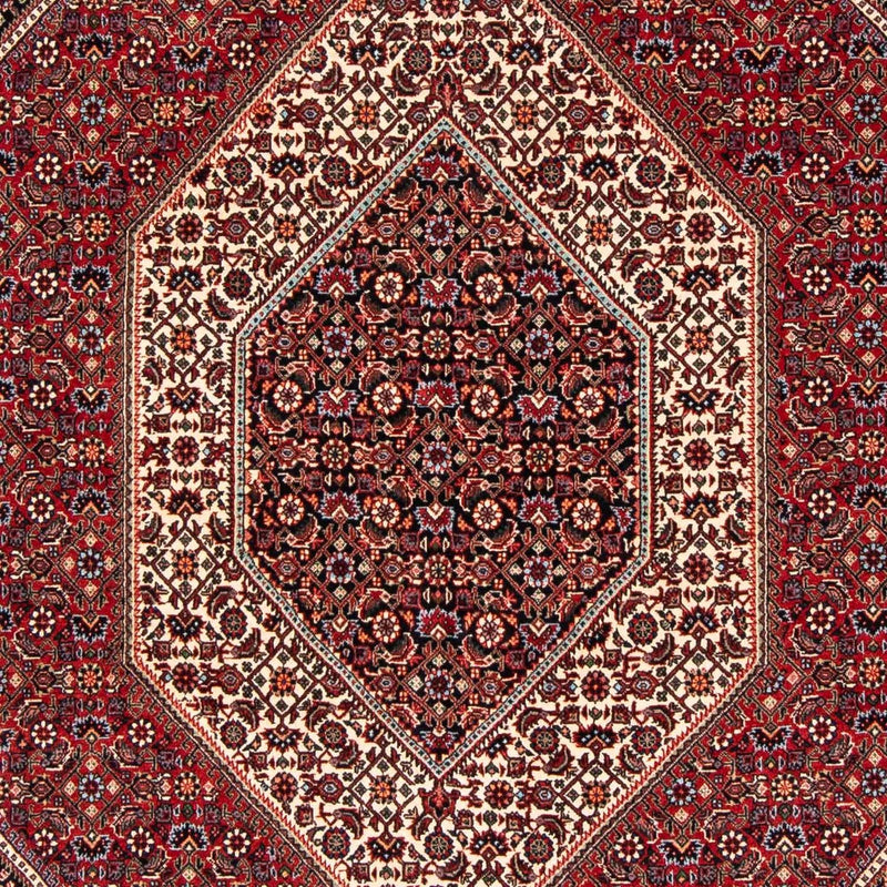 Alfombra persa - Bidjar - 237 x 173 cm - rojo oscuro