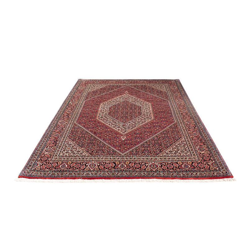Alfombra persa - Bidjar - 237 x 173 cm - rojo oscuro