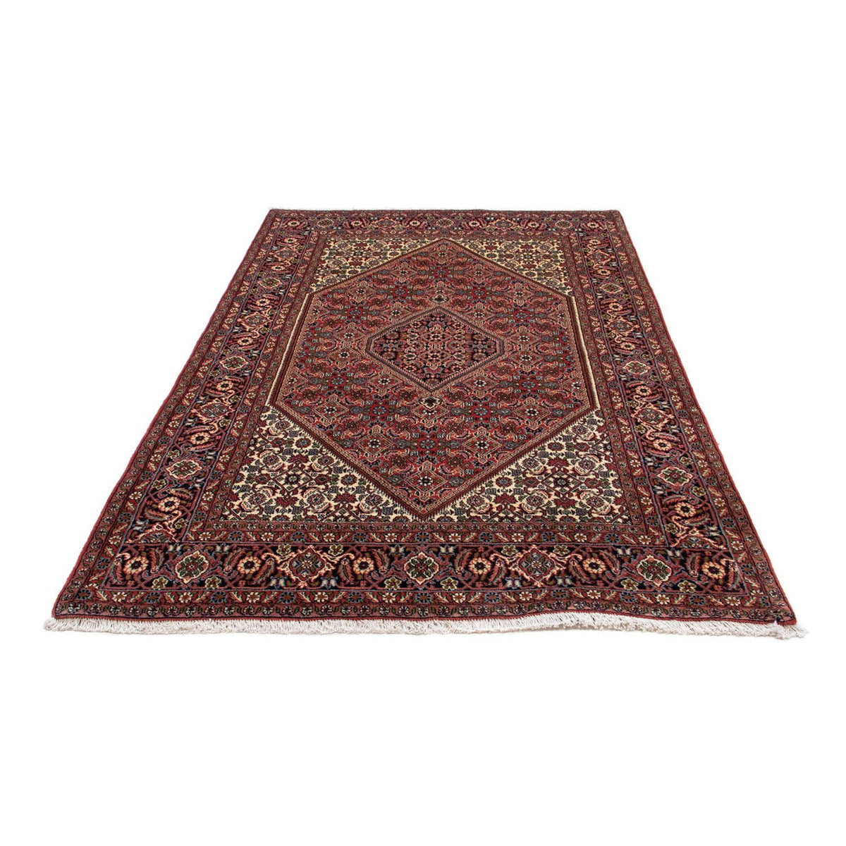 Alfombra persa - Bidjar - 222 x 136 cm - azul oscuro