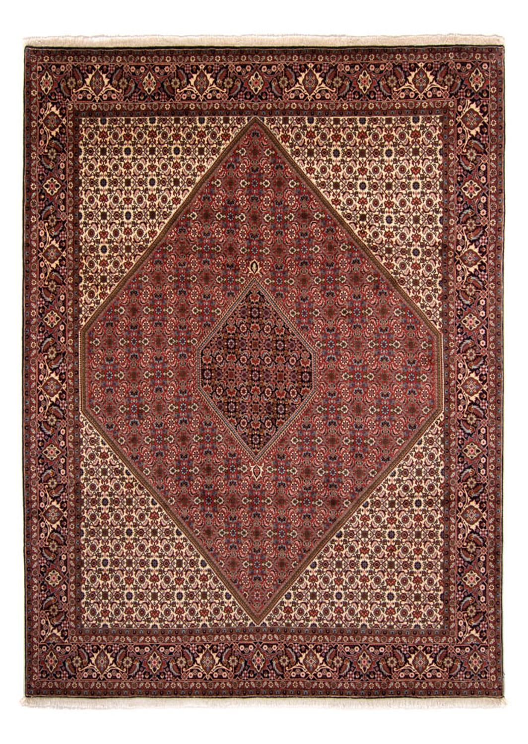 Alfombra persa - Bidjar - 340 x 252 cm - marrón