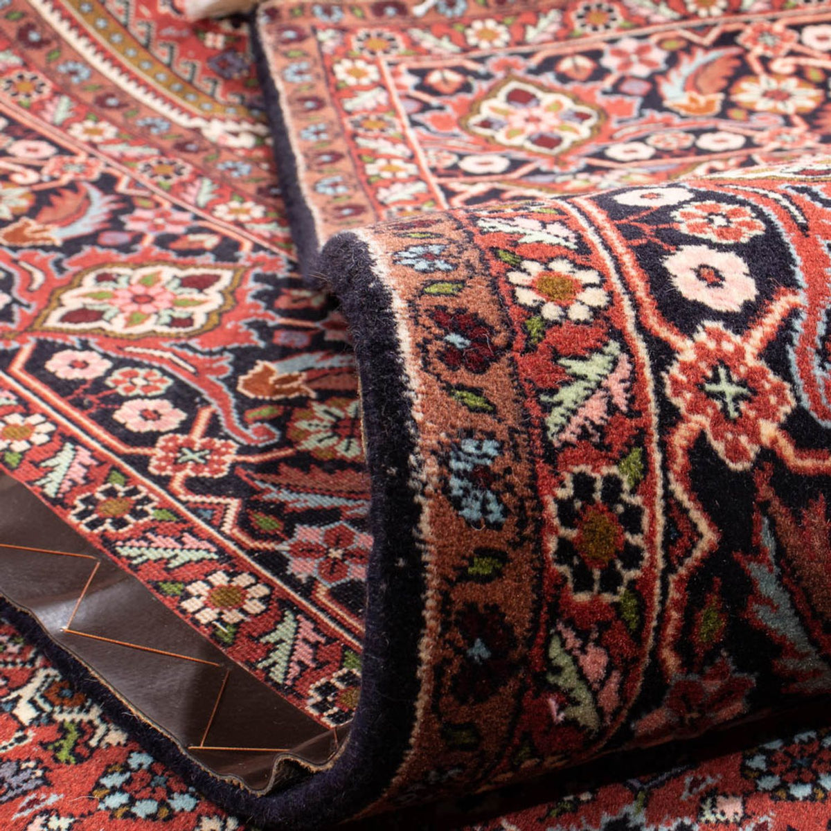 Alfombra persa - Bidjar - 340 x 252 cm - marrón