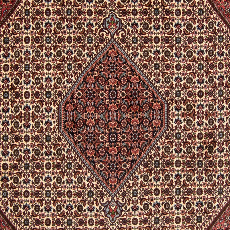 Alfombra persa - Bidjar - 343 x 252 cm - rojo oscuro