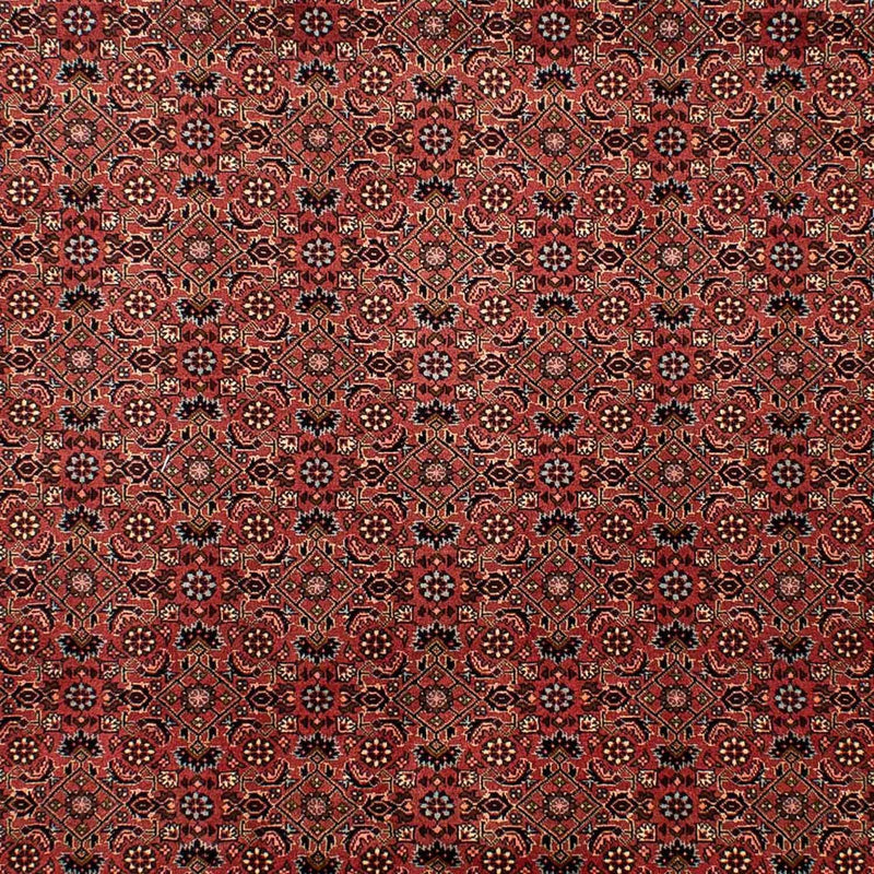 Alfombra persa - Bidjar - 292 x 203 cm - rojo oscuro