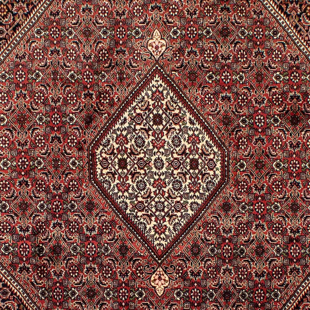 Alfombra persa - Bidjar - 292 x 200 cm - rojo oscuro