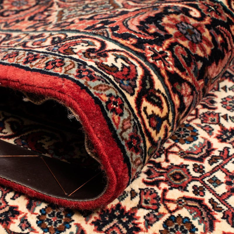 Alfombra persa - Bidjar - 250 x 200 cm - rojo oscuro