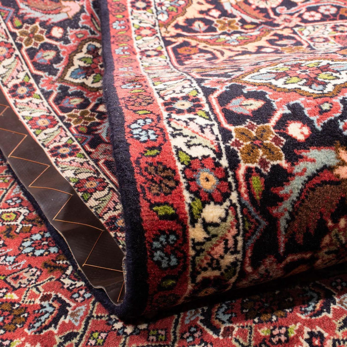 Alfombra persa - Bidjar - 297 x 197 cm - marrón