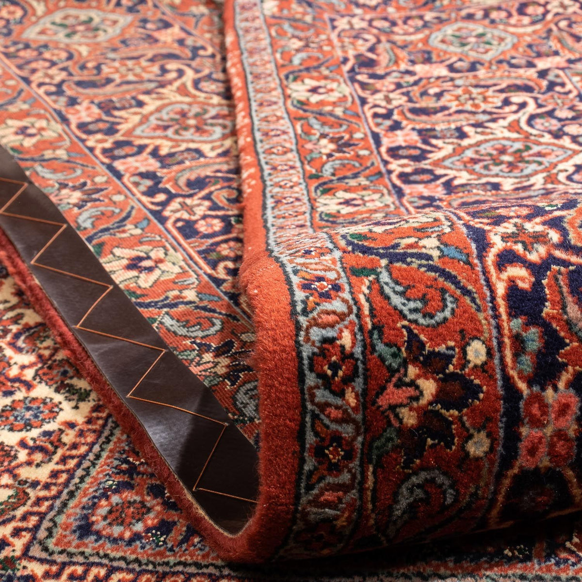 Alfombra persa - Bidjar - 340 x 254 cm - rojo