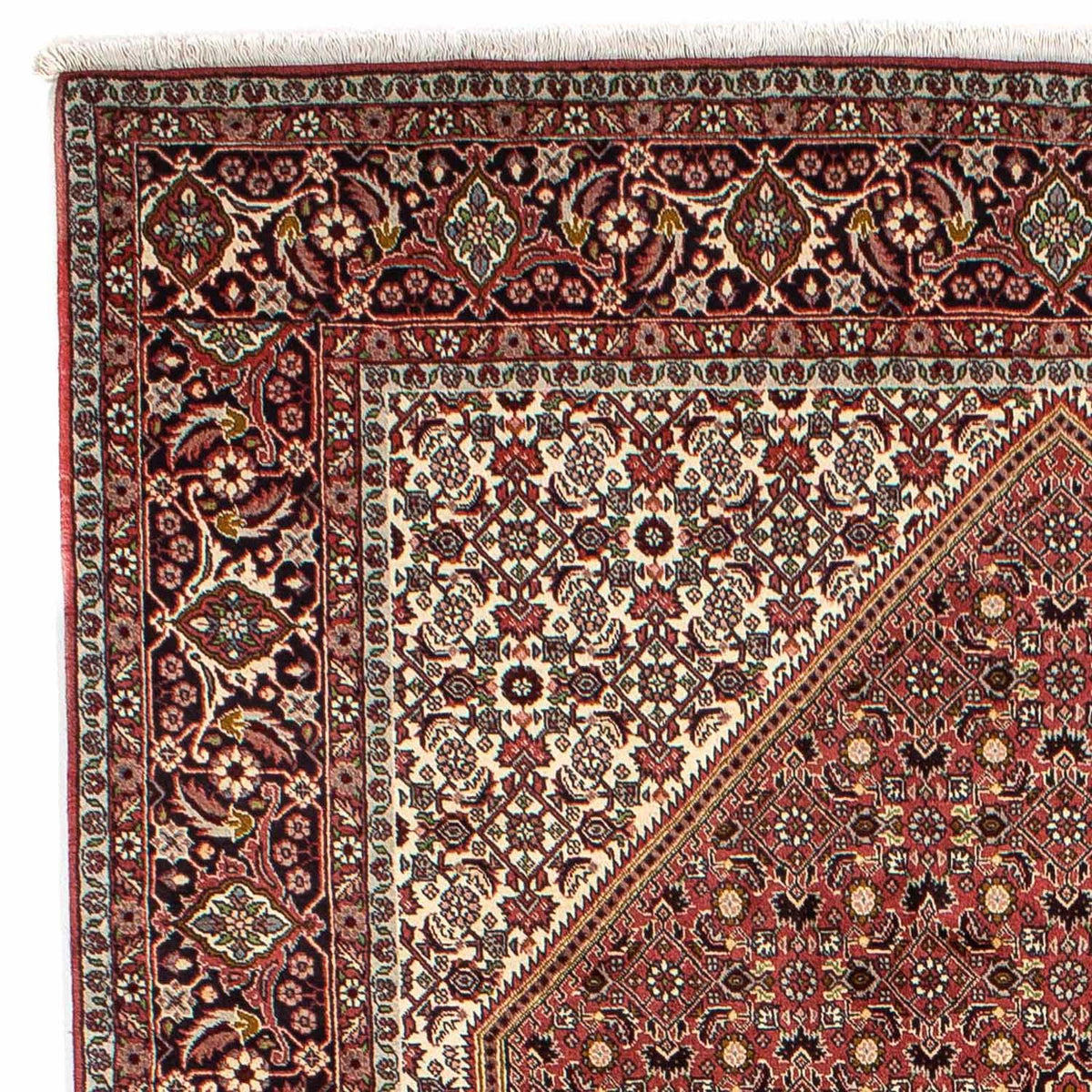 Alfombra persa - Bidjar - 304 x 198 cm - rojo claro