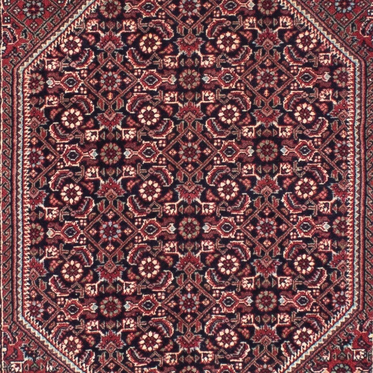 Alfombra de pasillo Alfombra persa - Bidjar - 315 x 78 cm - rojo
