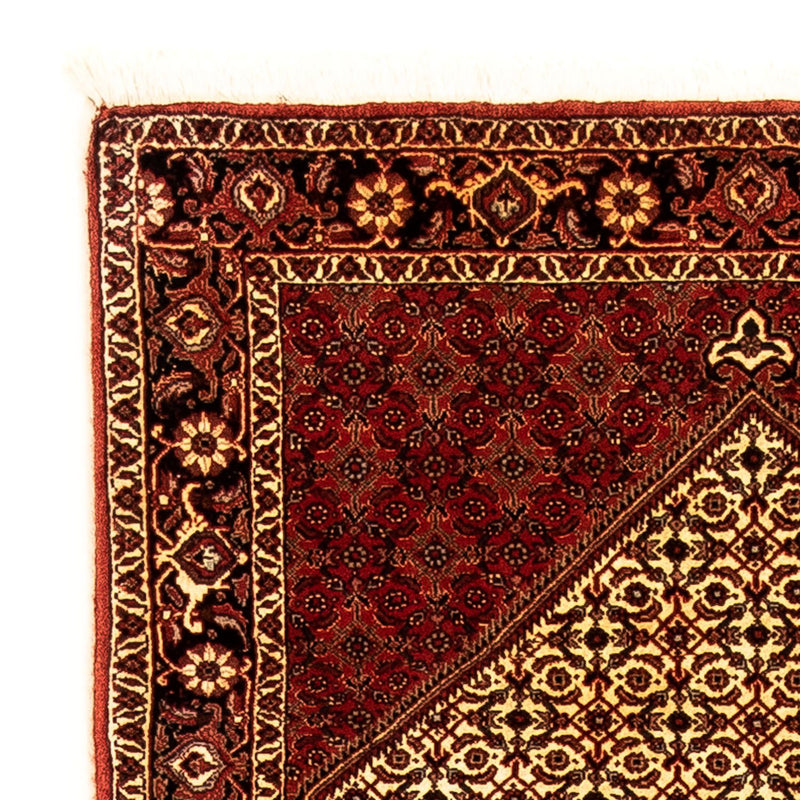 Alfombra de pasillo Alfombra persa - Bidjar - 305 x 84 cm - rojo oscuro