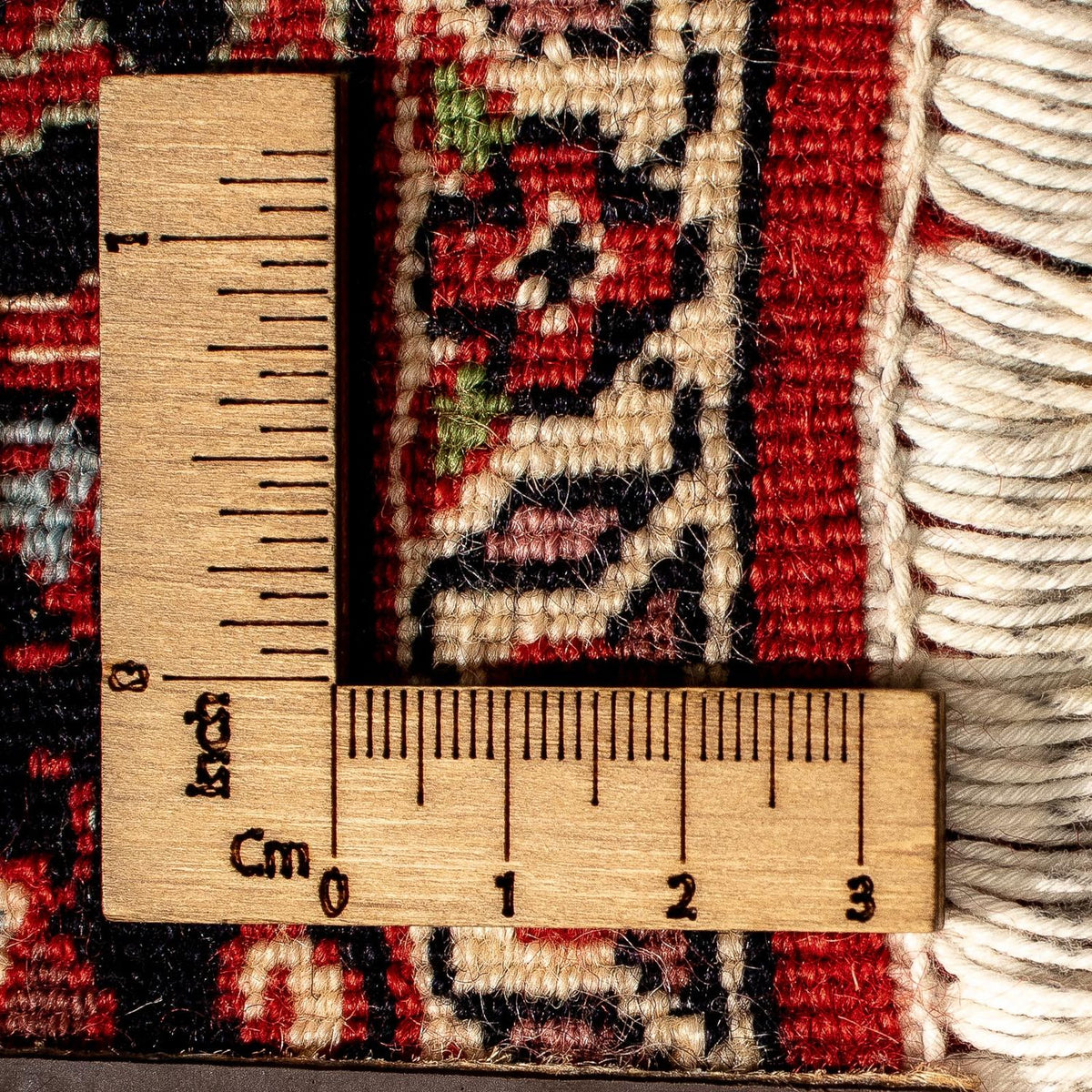 Alfombra de pasillo Alfombra persa - Bidjar - 305 x 84 cm - rojo oscuro