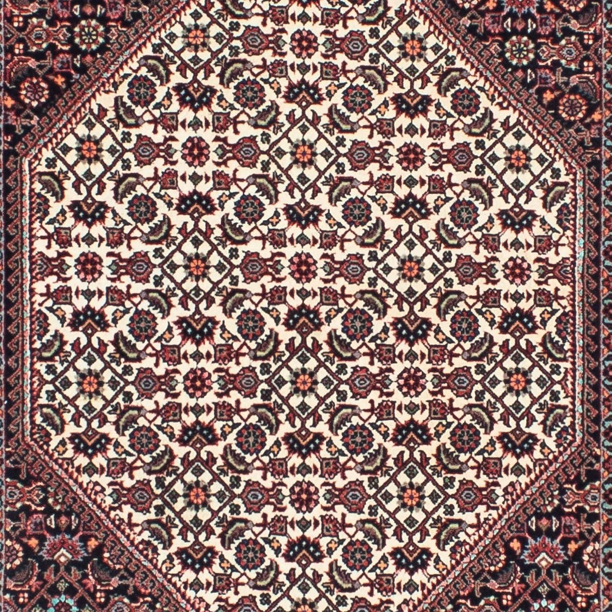 Alfombra de pasillo Alfombra persa - Bidjar - 300 x 85 cm - beige