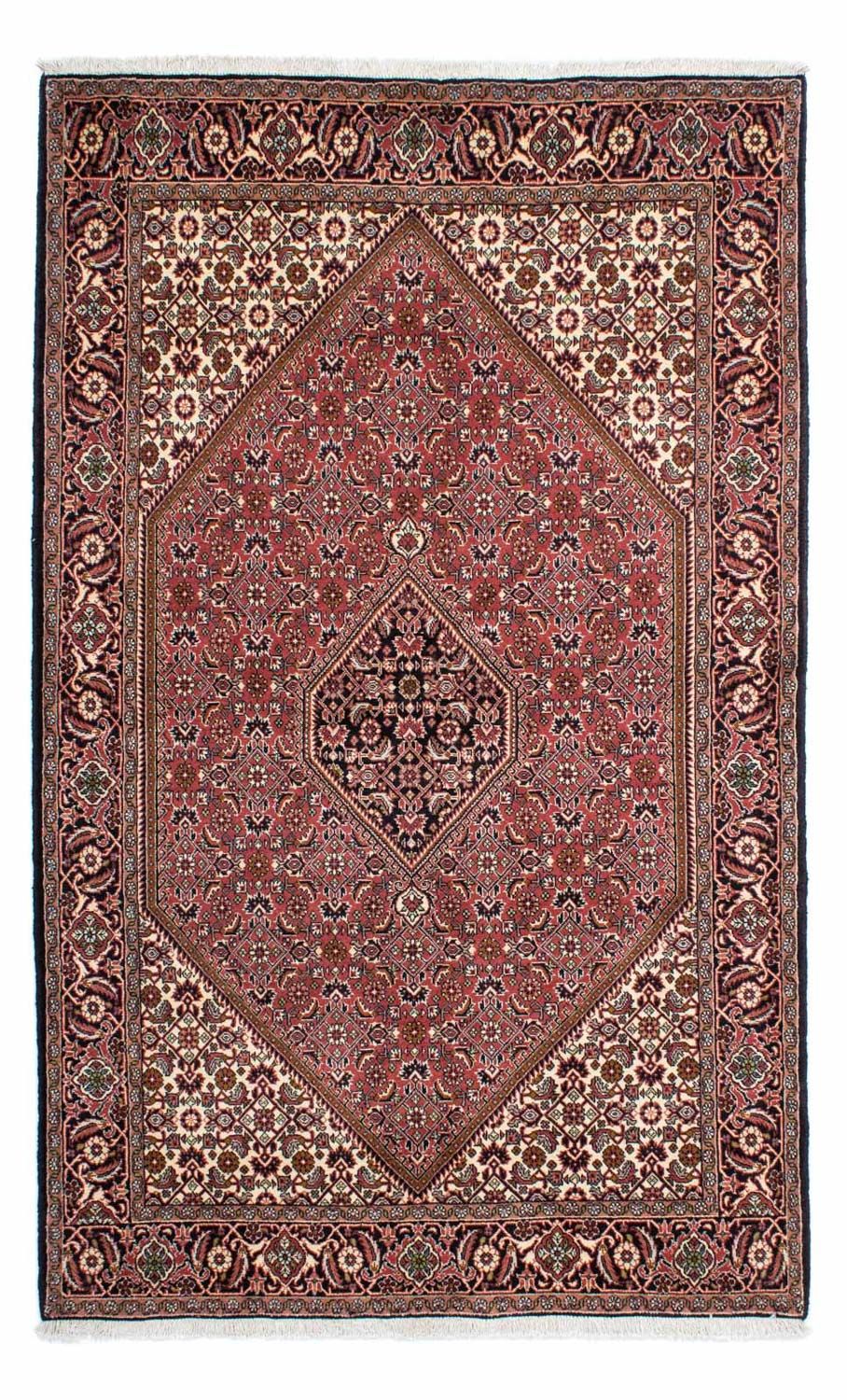 Alfombra persa - Bidjar - 228 x 142 cm - rojo