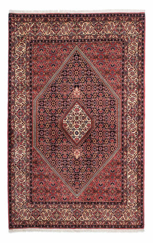 Alfombra persa - Bidjar - 223 x 142 cm - rojo claro