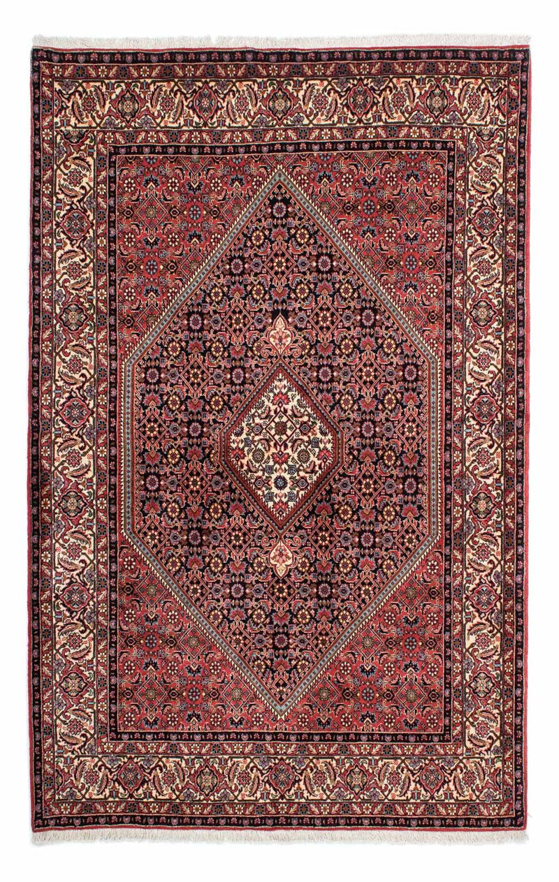 Alfombra persa - Bidjar - 223 x 142 cm - rojo claro